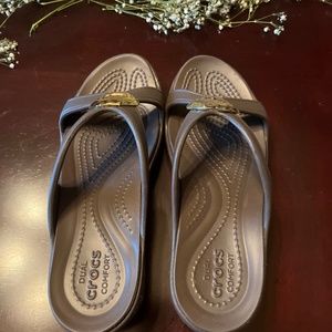 Crocs Wedge Style Flip Flops